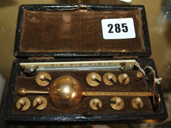 Cased Sykes hygrometer